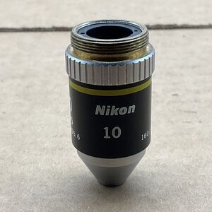 Nikon  10X/0.25   Microscope Objective  160mm/- WD 5.6